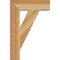 Ekena Millwork Traditional Block Rough Sawn Bracket, Western Red Cedar, 4"W x 16"D x 24"H BKT04X16X24TRA05RWR - alternate 4